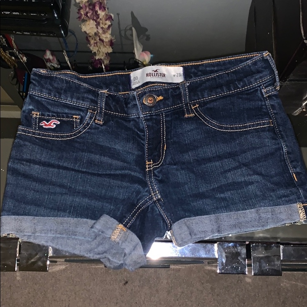 Hollister denim shorts
